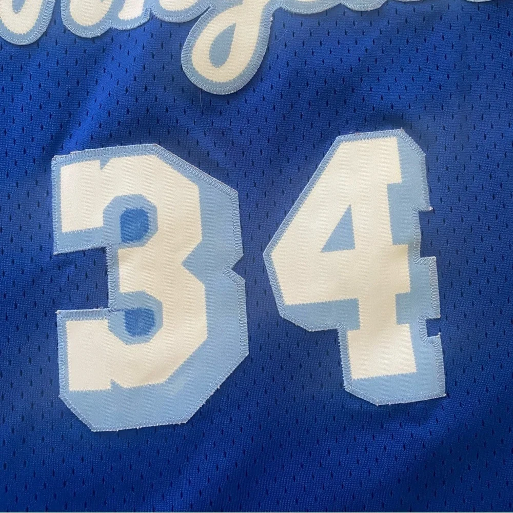 Blue Los Angeles Lakers Shaq Basketball Jersey